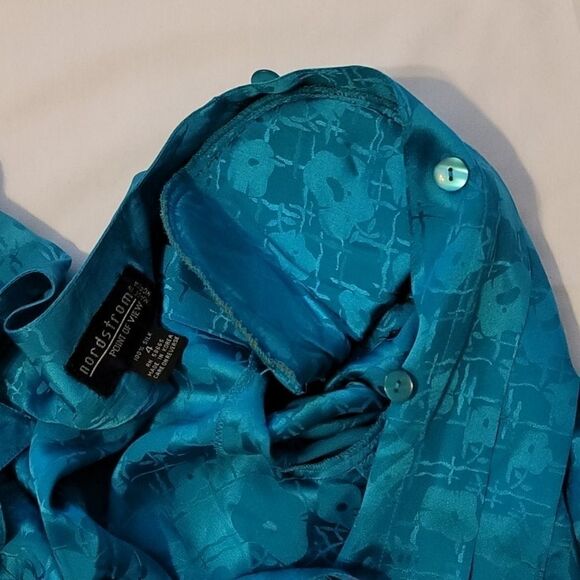 COPY - Vintage Nordstrom point of view pleated silk skirt set - Picture 13 of 14